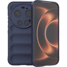 Силиконовый (TPU) чехол Deexe Terra Case для Xiaomi 17 Ultra - Dark Blue: фото 1 из 7