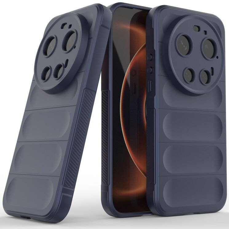 Силіконовий (TPU) чохол Deexe Terra Case для Xiaomi 17 Ultra - Dark Blue (407555DB) Силіконовий (TPU) чохол Deexe Terra Case для Xiaomi 17 Ultra - Dark Blue: фото 2 з 7