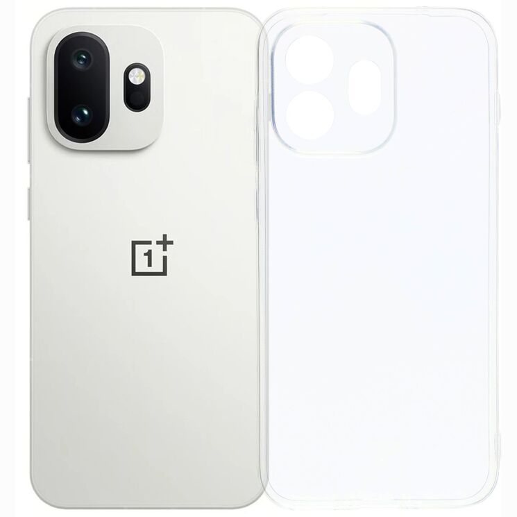Силіконовий (TPU) чохол Deexe UltraThin для OnePlus 15T - Transparent (410424T) Силіконовий (TPU) чохол Deexe UltraThin для OnePlus 15T - Transparent: фото 1 з 7