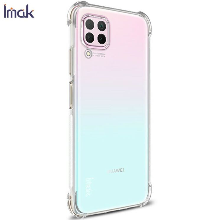 Силіконовий (TPU) чохол IMAK Airbag Case для Huawei P40 Lite - Transparent: фото 4 з 11
