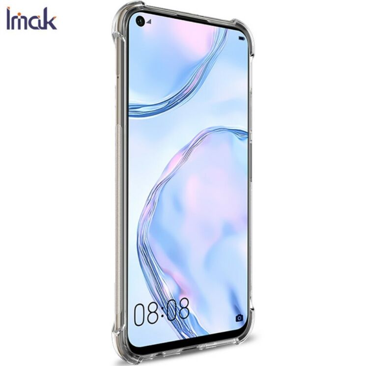 Силіконовий (TPU) чохол IMAK Airbag Case для Huawei P40 Lite - Transparent: фото 3 з 11
