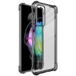 Силиконовый (TPU) чехол IMAK Airbag Case для Motorola Edge 20 - Transparent Black (289002H)