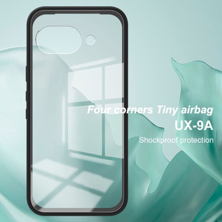 Силиконовый (TPU) чехол IMAK UX-9A Series для Google Pixel 9a - Black: фото 5 из 9
