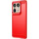 Силиконовый (TPU) чехол MOFI Carbon Fiber для Motorola Edge 50 Ultra - Red (354026R). Фото 2 из 10