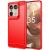 Силіконовий (TPU) чохол MOFI Carbon Fiber для Motorola Edge 50 Ultra - Red: фото 1 з 10