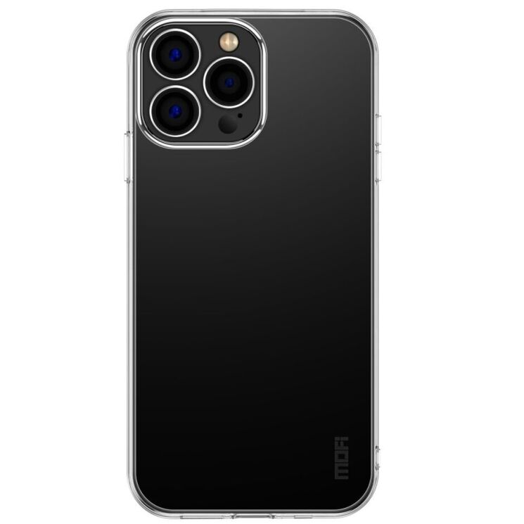 Силиконовый (TPU) чехол MOFI Thin Guard для Apple iPhone 15 Pro Max - Transparent: фото 2 из 10