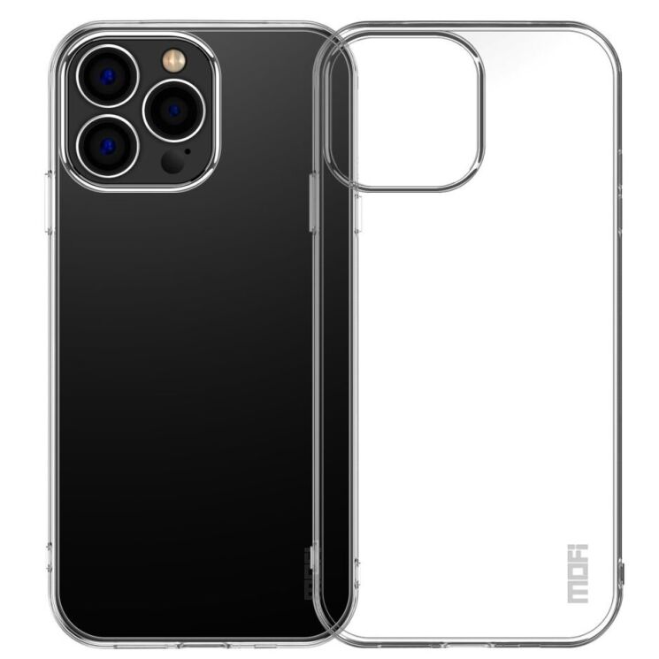 Силиконовый (TPU) чехол MOFI Thin Guard для Apple iPhone 15 Pro Max - Transparent: фото 1 из 10