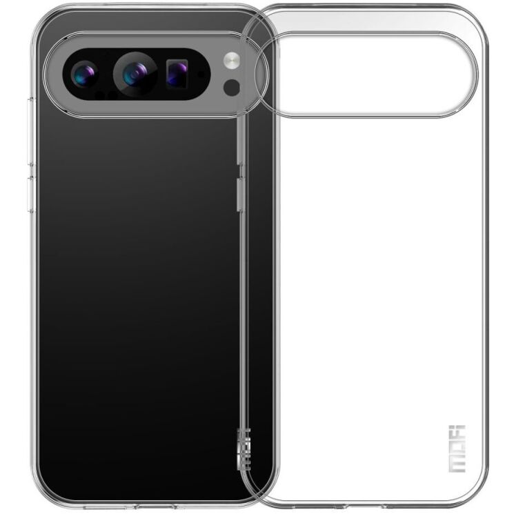 Силиконовый (TPU) чехол MOFI Thin Guard для Google Pixel 9 - Transparent: фото 1 из 12