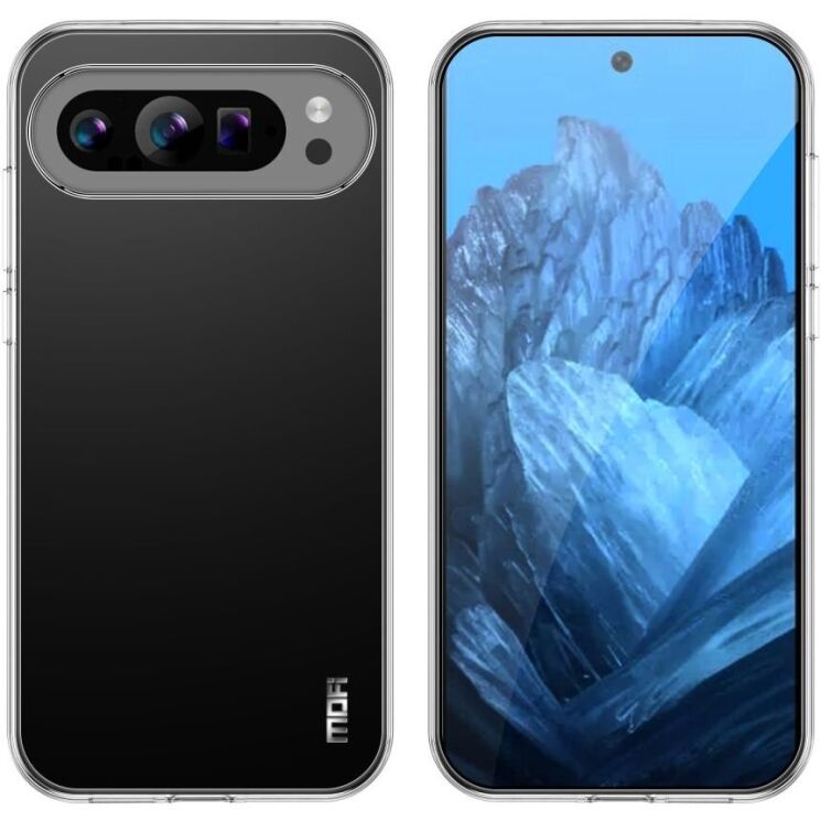 Силиконовый (TPU) чехол MOFI Thin Guard для Google Pixel 9 - Transparent: фото 3 из 12