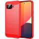 Силиконовый (TPU) чехол UniCase Carbon для Google Pixel 10a - Red (407306R). Фото 1 из 8