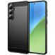 Силиконовый (TPU) чехол UniCase Carbon для Samsung Galaxy S26 Plus - Black (404313B). Фото 1 из 8