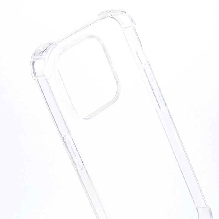 Силіконовий (TPU) чохол UniCase Carrying AirBag для Apple iPhone 15 Pro - Transparent: фото 4 з 5