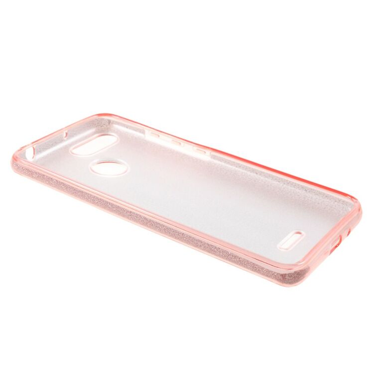 Силіконовий (TPU) чохол UniCase Glitter Cover для Xiaomi Redmi 6 - Pink: фото 3 з 4