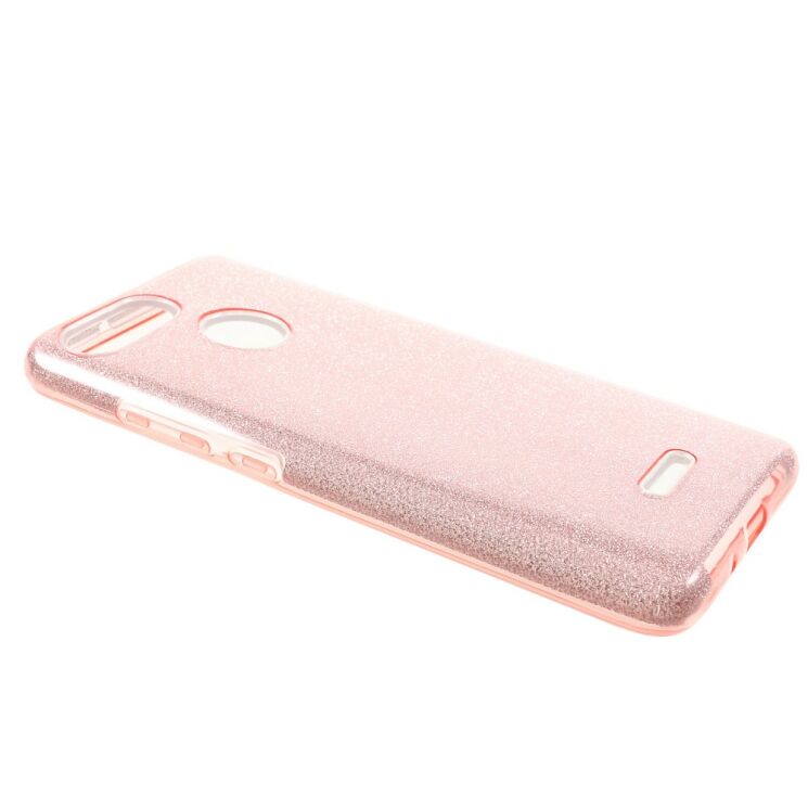 Силіконовий (TPU) чохол UniCase Glitter Cover для Xiaomi Redmi 6 - Pink: фото 2 з 4