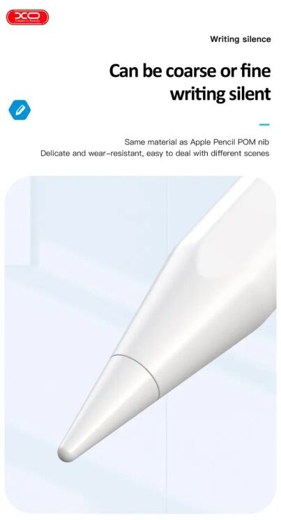 Стилус XO ST-04 Universal Magnetic Capacitive Pen - White: фото 2 из 5