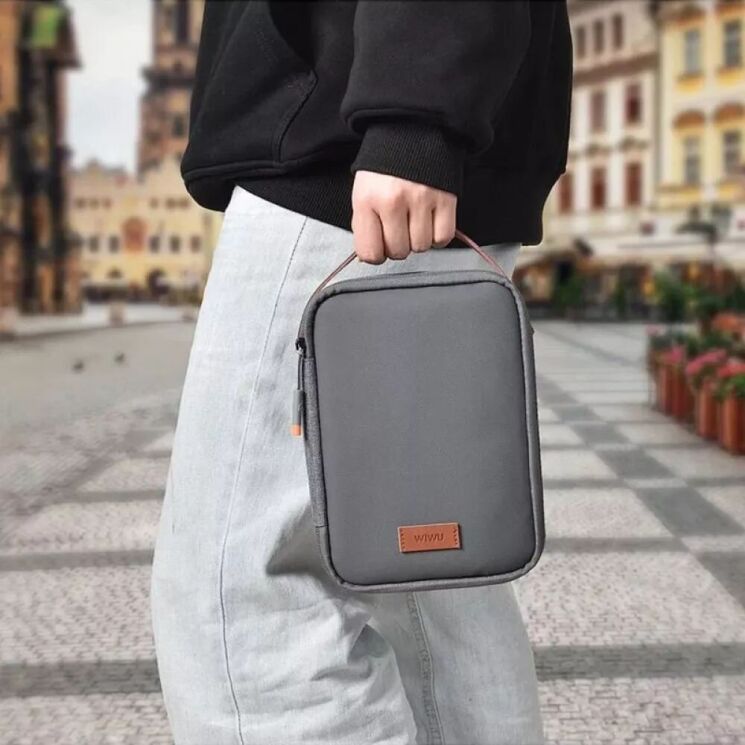 Сумка-органайзер WiWU Minimalist Travel Pouch - Black (982908B) Сумка-органайзер WiWU Minimalist Travel Pouch - Black: фото 4 из 4