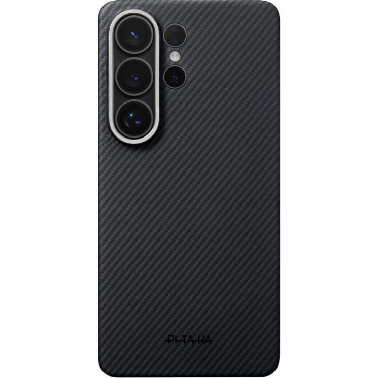 Ультратонкий чохол Pitaka Edge Case для Samsung Galaxy S26 Ultra (S948) KS2601U - 600D Black / Grey (Twill): фото 1 з 11