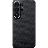 Ультратонкий чохол Pitaka Edge Case для Samsung Galaxy S26 Ultra (S948) KS2601U - 600D Black / Grey (Twill): фото 1 з 11