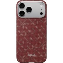 Ультратонкий чохол Pitaka Ultra-Slim Case для iPhone 17 Pro Max (KI1702PTKP) - Red / Gold: фото 1 з 11