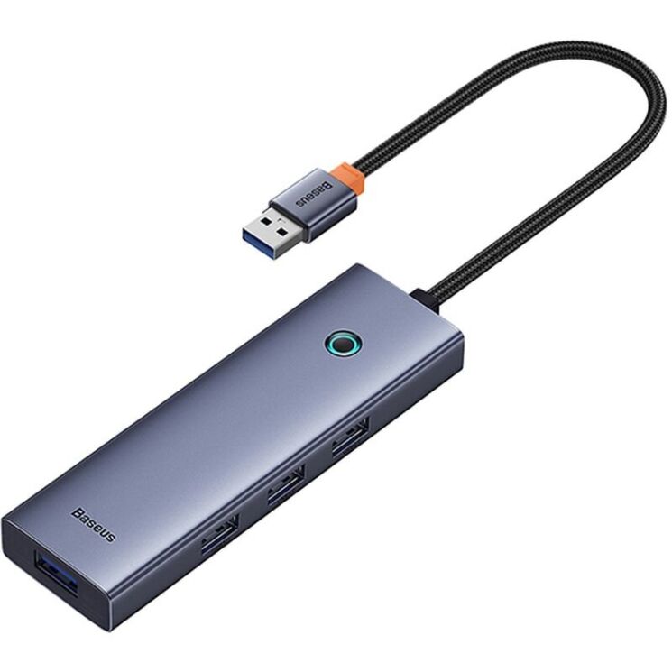 USB HUB Baseus UltraJoy Series 4-Port (USB to 4USB3.0) B0005280A813-02 - Space Grey: фото 2 з 10