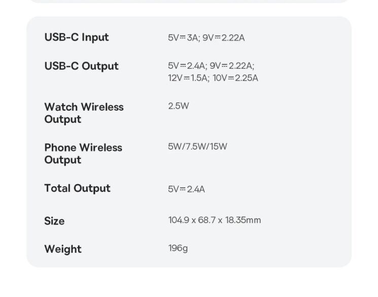 Внешний аккумулятор Baseus EnerFill FT11 Magnetic 27W (10000mAh) P10165700213-00 - Cosmic Black: фото 21 из 21