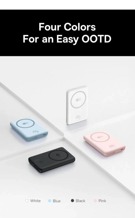 Внешний аккумулятор Baseus EnerFill FT11 Magnetic 27W (10000mAh) P10165700213-00 - Cosmic Black: фото 17 из 21