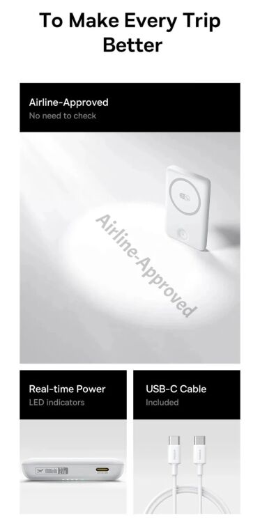 Внешний аккумулятор Baseus EnerFill FT11 Magnetic 27W (10000mAh) P10165700213-00 - Cosmic Black: фото 19 из 21