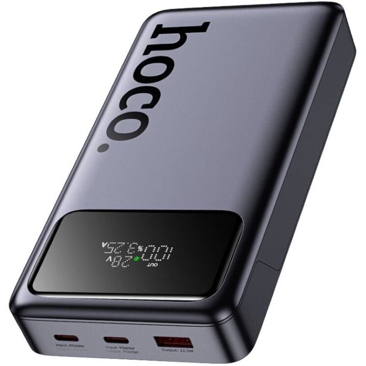 Зовнішній акумулятор Hoco Q40 PD65W (25000mAh) - Metal Gray: фото 2 з 7