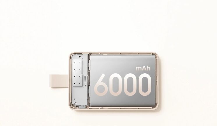 Внешний аккумулятор Xiaomi Magnetic Power Bank 15W (6000mAh) BHR9074GL - White: фото 12 из 14