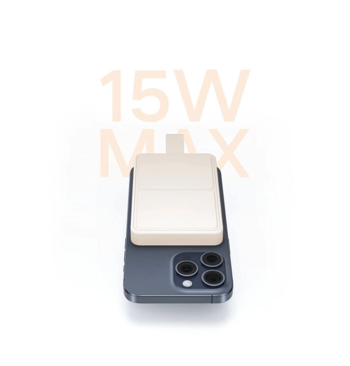 Внешний аккумулятор Xiaomi Magnetic Power Bank 15W (6000mAh) BHR9074GL - White: фото 10 из 14