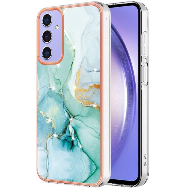 Захисний чохол Deexe Marble Case для Samsung Galaxy A16 (A165) - Green: фото 1 из 6