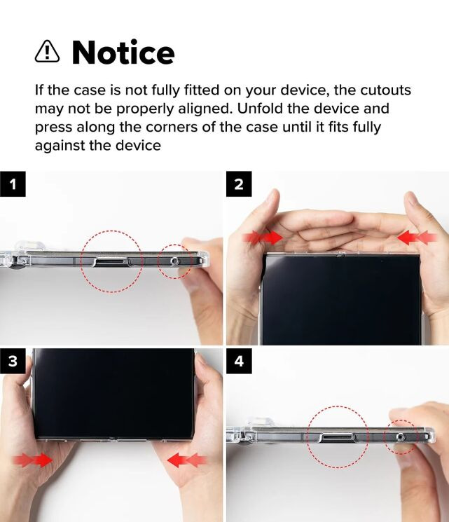 Защитный чехол Ringke Fusion Flap для Samsung Galaxy Fold 8 (8800328819351) - Clear (424580C) Защитный чехол Ringke Fusion Flap для Samsung Galaxy Fold 8 (8800328819351) - Clear: фото 19 из 23