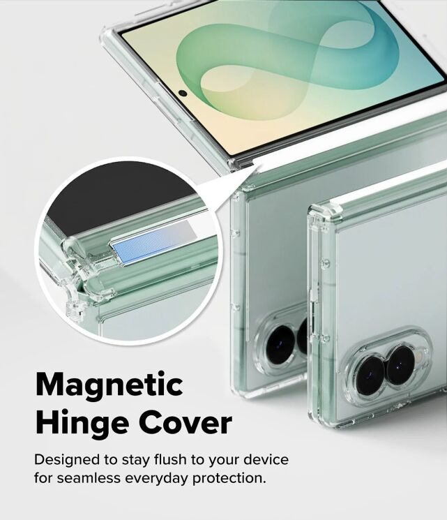 Защитный чехол Ringke Fusion Flap для Samsung Galaxy Fold 8 (8800328819351) - Clear (424580C) Защитный чехол Ringke Fusion Flap для Samsung Galaxy Fold 8 (8800328819351) - Clear: фото 7 из 23