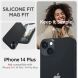 Захисна накладка Spigen (SGP) Silicone Fit (MagFit) для Apple iPhone 14 Plus - Black (306747B). Фото 10 из 16