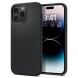 Защитная накладка Spigen (SGP) Silicone Fit (MagFit) для Apple iPhone 14 Pro Max - Black (301298B). Фото 1 из 16