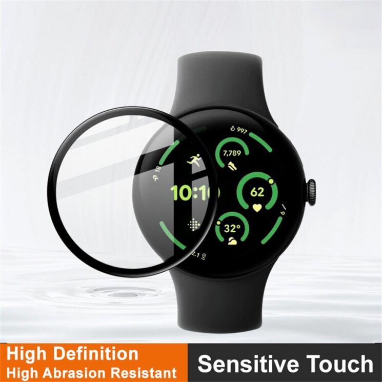Защитная пленка IMAK Watch Film для Google Pixel Watch 3 (45mm) - Black: фото 3 из 9