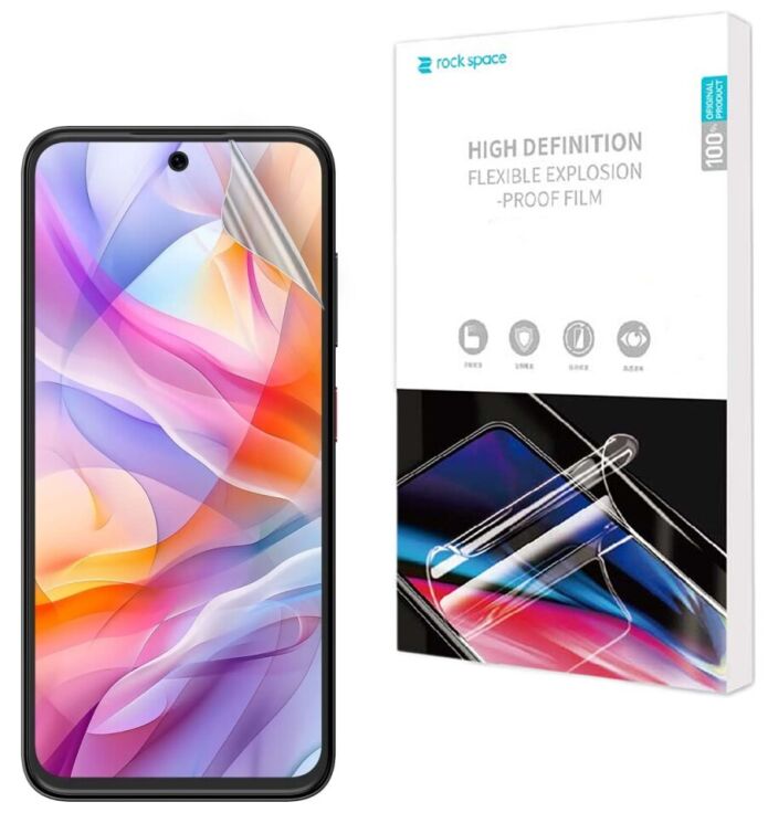 Защитная пленка на экран RockSpace SuperClear для ZTE Nubia V70 Design (381911) Защитная пленка на экран RockSpace SuperClear для ZTE Nubia V70 Design: фото 1 из 10