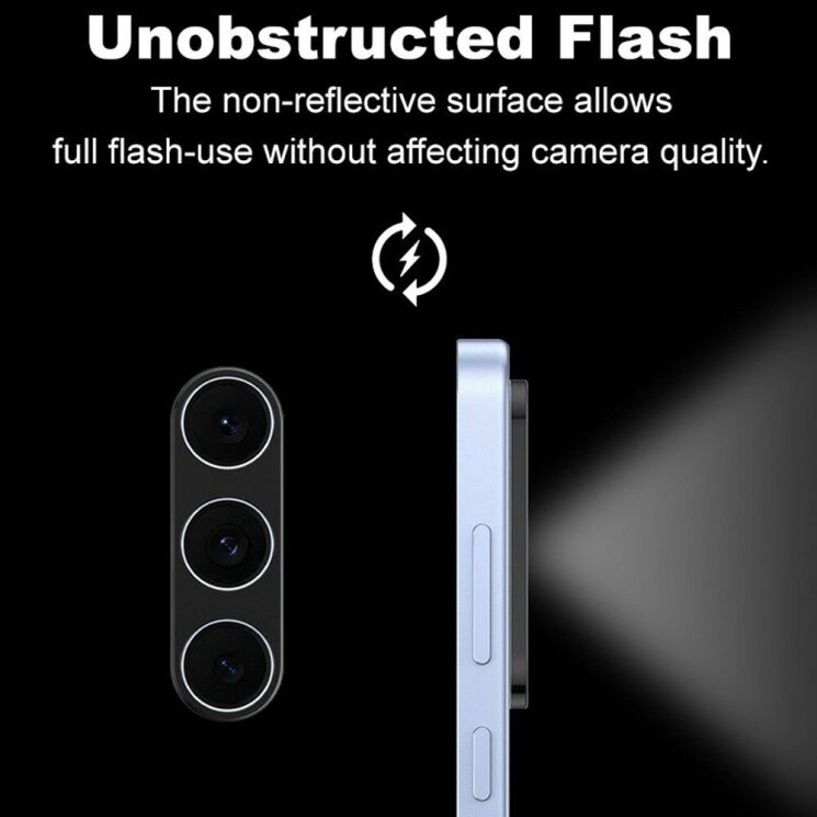 Захисна рамка IMAK Camera Styling для Samsung Galaxy S24 FE (S721) - Black: фото 5 з 9