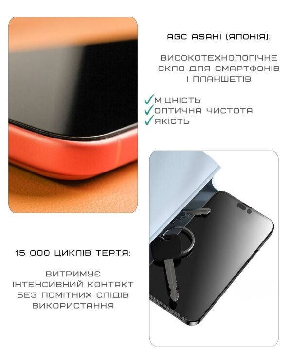 Захисне скло Anank 2.5D Privacy для iPhone 17 Pro Max - Black: фото 6 з 12