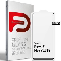 Защитное стекло ArmorStandart Pro 5D для TECNO Pova 7 Neo - Black: фото 1 из 7