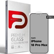 Защитное стекло ArmorStandart Pro Anti-spy Matte для iPhone 18 Pro Max - Black: фото 1 из 1