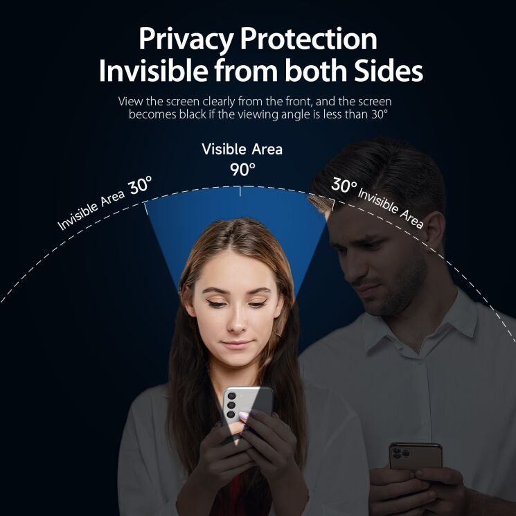 Защитное стекло DUX DUCIS Privacy для Apple iPhone 17 Pro - Black: фото 3 из 9