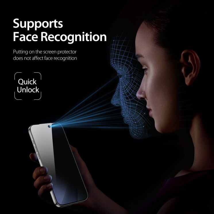 Защитное стекло DUX DUCIS Privacy для Apple iPhone 17 Pro - Black: фото 5 из 9