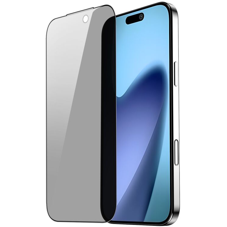 Защитное стекло DUX DUCIS Privacy для Apple iPhone 17 Pro - Black: фото 2 из 9