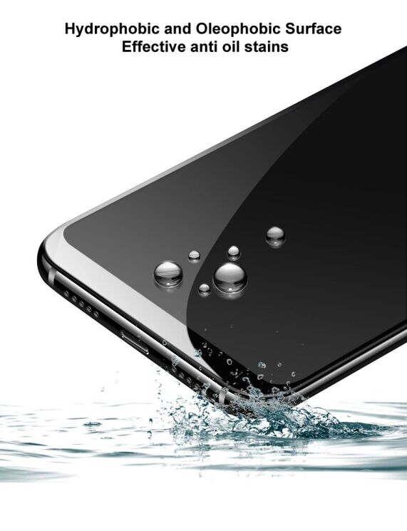 Захисне скло IMAK Privacy 9H Protect для OPPO Reno 14 F/FS - Black: фото 8 з 10