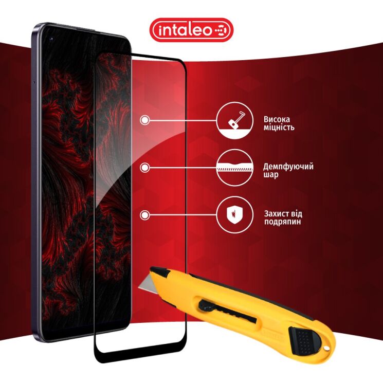 Защитное стекло Intaleo Full Glue для Realme 11 4G - Black: фото 6 из 9