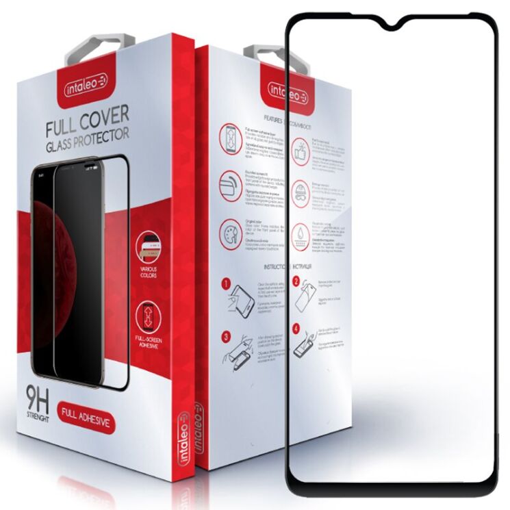 Защитное стекло Intaleo Full Glue для TECNO Spark 10 - Black: фото 1 из 9