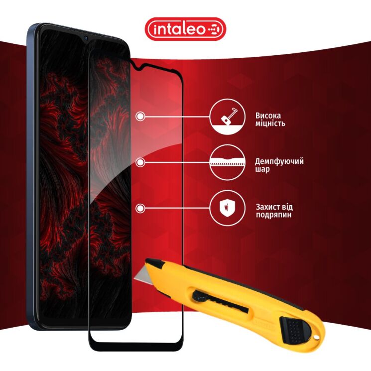 Защитное стекло Intaleo Full Glue для TECNO Spark 10 - Black: фото 6 из 9