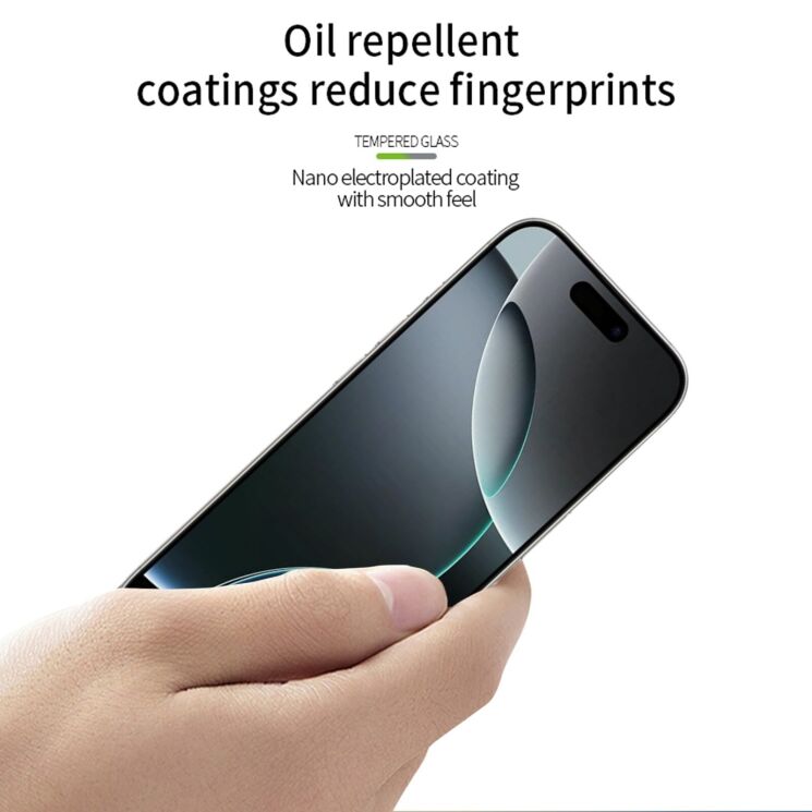 Захисне скло MOFI 3D Full Glue для Apple iPhone 17 Pro Max - Black: фото 5 з 9