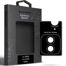 Защитное стекло на камеру ArmorStandart Supreme Black Icon для Apple iPhone 16 / 16 Plus - Black: фото 1 из 1